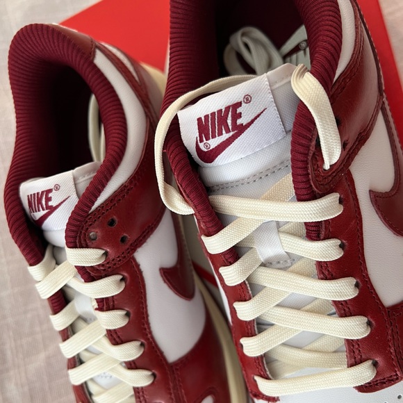 NEW! NIKE DUNK Low Premium women’s dunks • team red/coconut milk/white | SIZE W8 - Picture 8 of 15
